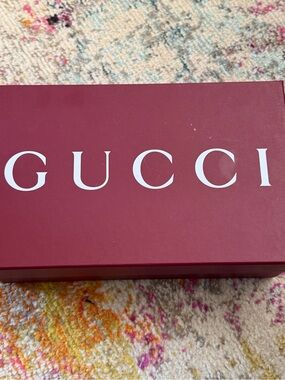 Gucci Red and White Receipt with Barcode